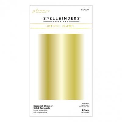Spellbinders Essential Glimmer Hotfoil Stamp -  Solid Rectangle